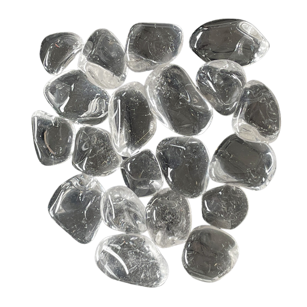 Cristal de roche en pierre roulée