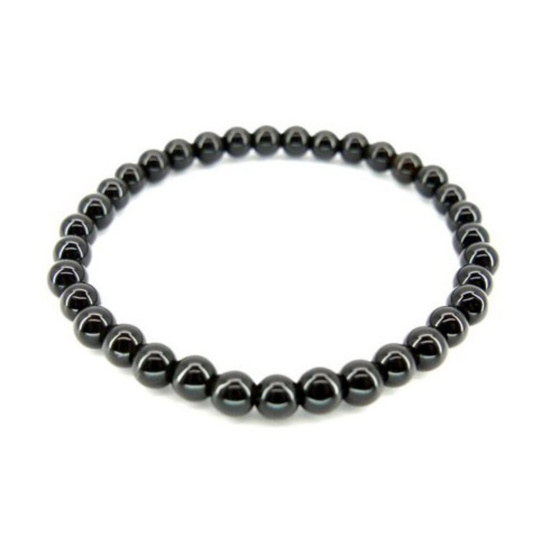 Bracelet en Obsidienne noire