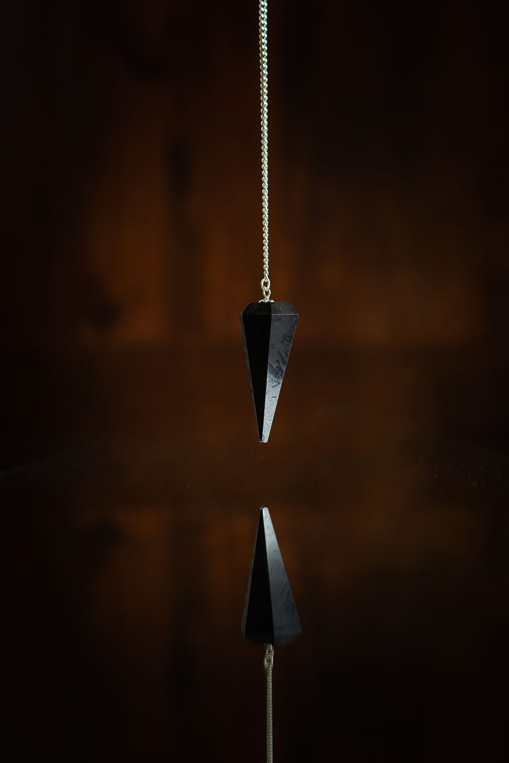 Pendule en Tourmaline noire