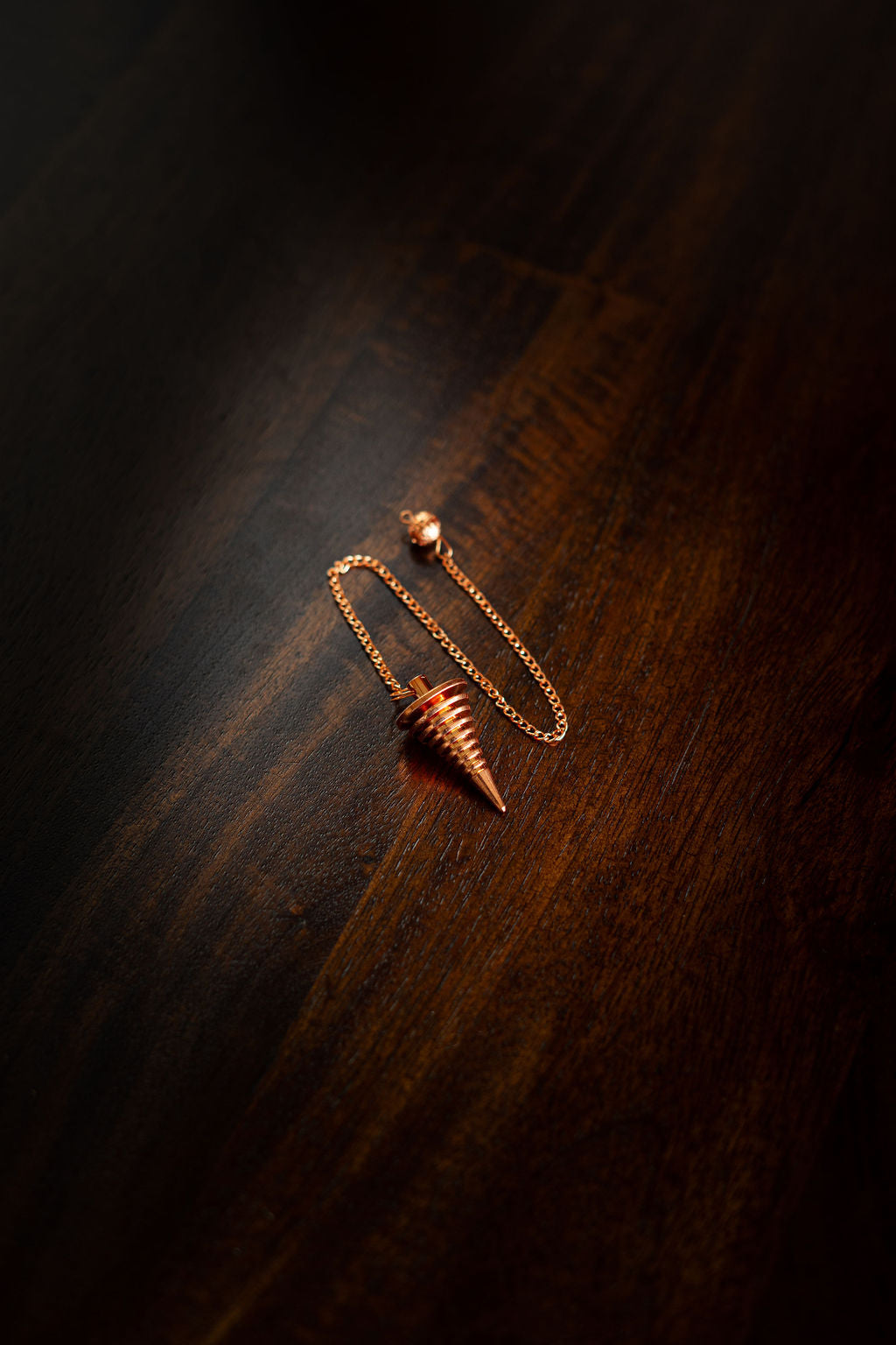 Pendule Spirale en cuivre
