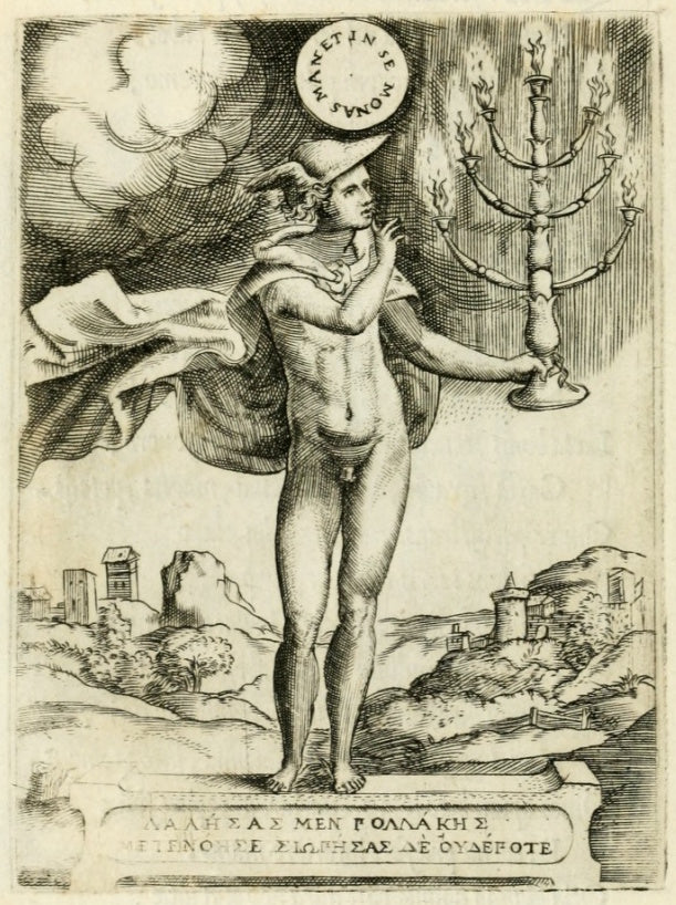 gravure de Mercure Hermès